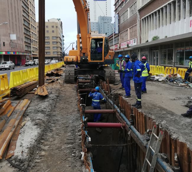 Ethekwini Point - 800mm Diameter Pipeline across Durban CBD - Image 1
